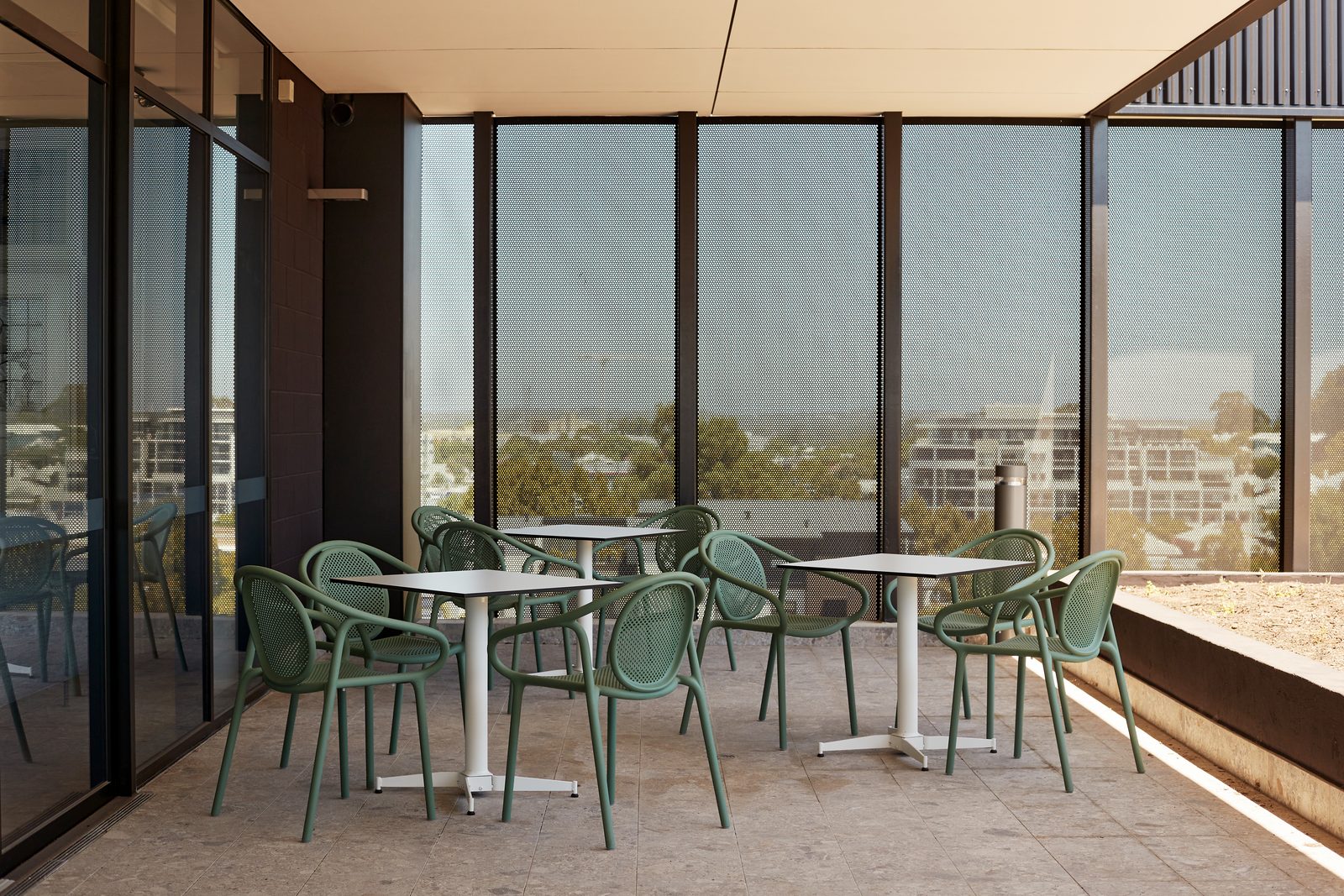 NOROCK self-stabilizing base in a hospitality venue